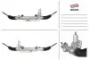 Рульова рейка із ДПК нова MERCEDES-BENZ C-CLASS (W203) 00-07, CLK (C209) 02-09, CLK CABRIO (A209) 03-10 MSG ME204 (фото 1)