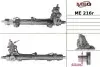 Рульова рейка з ГУР відновлена Mercedes-Benz C-Class W203 00-07 MSG ME216R (фото 1)