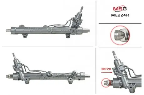 Рульова рейка з ГУР відновлена Mercedes-Benz GL X164 06-12, Mercedes-Benz ML W164 05-11 MSG ME224R