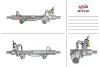 Рульова рейка з ГУР відновлена Fiat Fullback 16-19, Mitsubishi Pajero Sport 16-, Mitsubishi L200 15-19 MSG MT213R (фото 1)