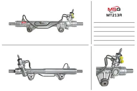 Рульова рейка з ГУР відновлена Fiat Fullback 16-19, Mitsubishi Pajero Sport 16-, Mitsubishi L200 15-19 MSG MT213R