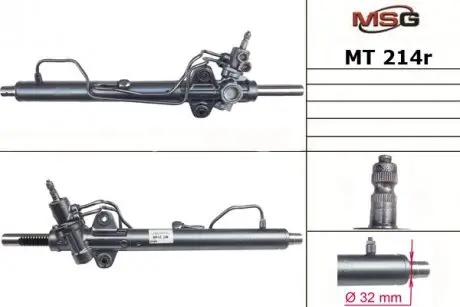 Рульова рейка з ГУР відновлена Mitsubishi L200 15-19, Mitsubishi L200 06-15 MSG MT214R