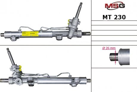 Рулевая рейка из ГПК новая MITSUBISHI Galant 03- MSG MT230