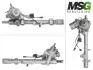 Рулевая рейка с ЭУР восстановленная MITSUBISHI Lancer X 07- MSG MT409.NLF0.R (фото 1)