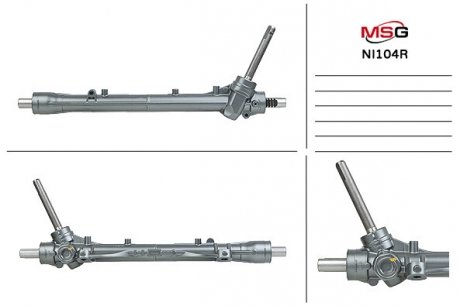 Рулевая рейка без ГУР восстановленная NISSAN NOTE (E11) 06-, NISSA MICRA III (K12) 2003- MSG NI104R