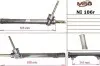 Рульова рейка без ГУР відновлена Renault Modus 04-08, Renault Clio III 05-12, Nissan Micra 03-10 MSG NI106R (фото 1)