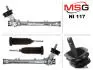 Рульова рейка без ГПК нова NISSAN TIIDA 2007-2014 MSG NI117 (фото 1)