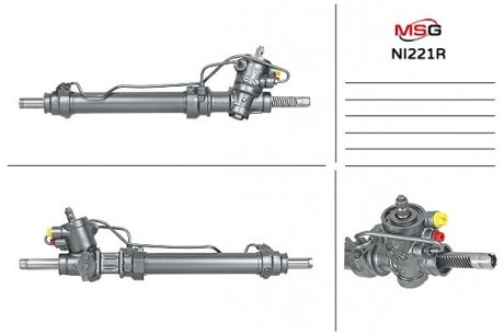 Рулевая рейка с ГУР восстановленная NISSAN PRAIRIE 83-88 MSG NI221R