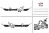 Рульова рейка з ГПК нова NISSA NAVARA 05-,NISSA PATHFINDER (R51) 08-10 MSG NI225 (фото 1)