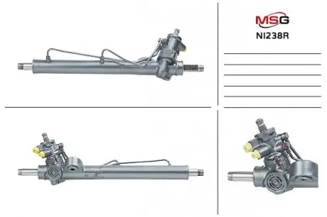 Рульова рейка з ГУР відновлена Nissan Almera N16 00-06 MSG NI238R