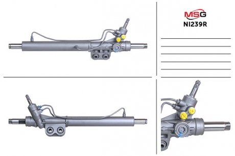 Рулевая рейка с ГУР восстановленная NISSAN NAVARA 2005-,PATHFINDER 2005-,TITAN 2003-, ARMADA 2005- MSG NI239R