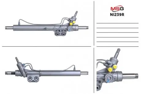 Рульова рейка з ГУР відновлена Nissan Pathfinder R51 04-14, Nissan Navara 05-15 MSG NI239R