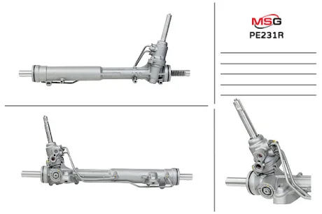 Рульова рейка з ГУР відновлена Peugeot 508 10-18 MSG PE231R