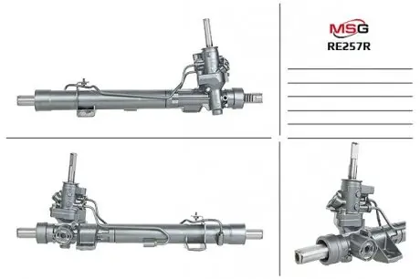 Рульова рейка з ГУР відновлена Renault Espace 02-15 MSG RE257R