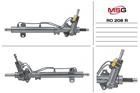 Рулевая рейка с ГУР восстановленная ROVER MONTEGO 84-95, ROVER AUSTIN MAESTERO 88-95 MSG RO208R