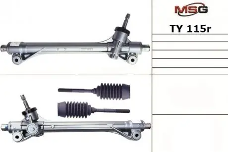 Рульова рейка без ГУР відновлена MSG TY115R
