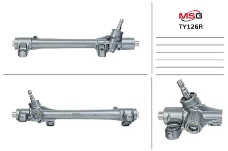 Рульова рейка без ГУР відновлена Toyota Corolla 07-13 MSG TY126R