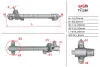 Рульова рейка без ГУР відновлена Toyota Prius 03-09 MSG TY128R (фото 1)