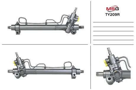 Фото рульова рейка з ГУР відновлена Lexus ES 01-06 MSG TY209R Рульова рейка з ГУР відновлена Lexus ES 01-06 MSG TY209R