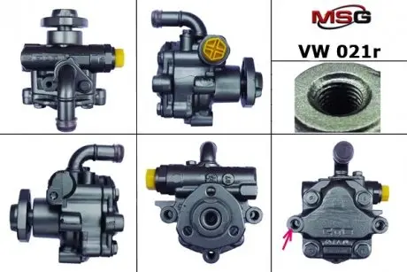 Насос ГУР відновлений VW Crafter 06-16, VW Golf IV 97-03, VW Transporter T5 03-15 MSG VW021R