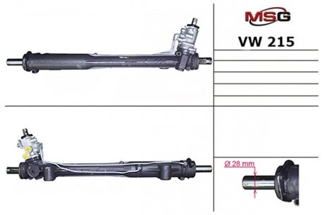 Рулевая рейка с ГПК новая AUDI Q7 (4L) 06-;PORSCHE CAYENNE (955) 02-;VW TOUAREG (7LA, 7L6, 7L7) 02-10 MSG VW215