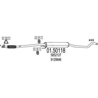 Резонатор MTS 01.50118