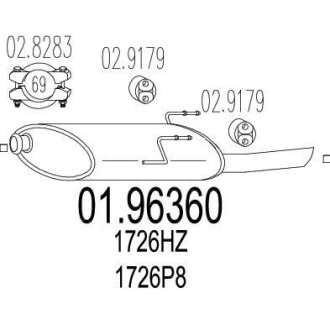 Глушник MTS 01.96360