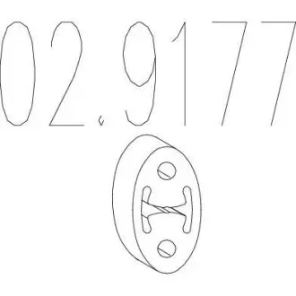 Гумовий елемент кріплення MTS 02.9177