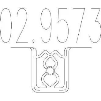 Резиновый крепежный элемент MTS 02.9573