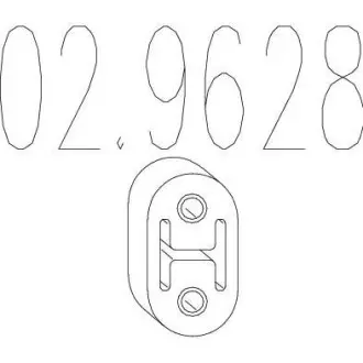 Резиновый крепежный элемент MTS 02.9628