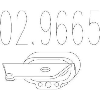 Гумовий кріпильний елемент MTS 02.9665