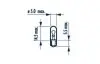 Автолампа W2.3W 12V 2.3W W2х4.6d (без цоколя) NARVA 170733000 (фото 1)