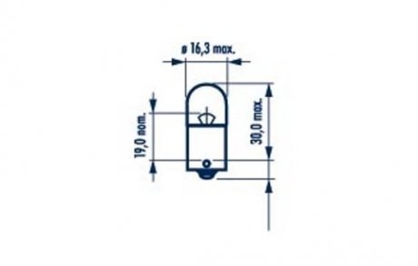 Автолампа R5W 24V 5W BA15s Heavy Duty NARVA 171863000