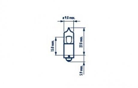 Автолампа H10W 12V 10W BA9s NARVA 178333000