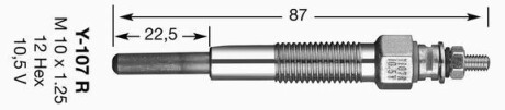 Свічка розжарювання NGK 1229