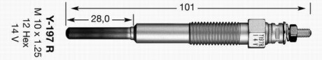 Свічка розжарювання NGK 2188