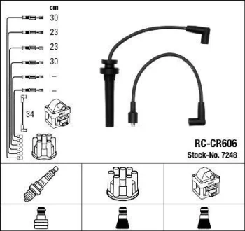 Кабель запалювання NGK 7248