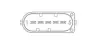 Витратомір повітря NTK (EPBMFT5-D015H) LAND ROVER/MG/ROVER Freelander/MG/75 &quot;2,0 &quot;99-06 NGK 92304 (фото 2)