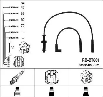 Кабель запалювання NGK RC-CT601