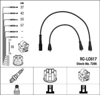 Кабель зажигания NGK RC-LC617