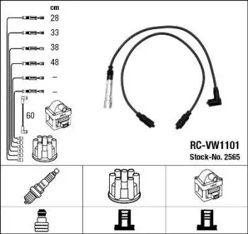 Кабель запалювання NGK RC-VW1101