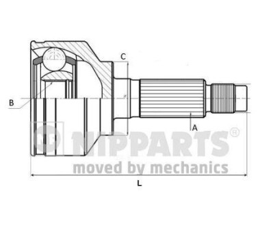 ШРУС NIPPARTS J2822010