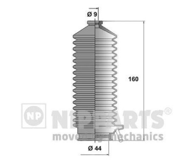 Пыльник рулевого механизма NIPPARTS J2842007