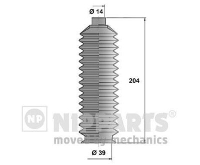 Пыльник рулевого механизма NIPPARTS J2843000