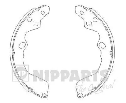 Гальмівні колодки NIPPARTS J3500319
