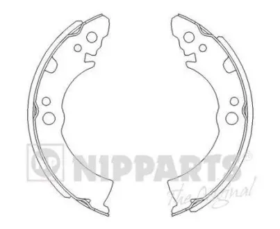 Тормозные колодки NIPPARTS J3501001