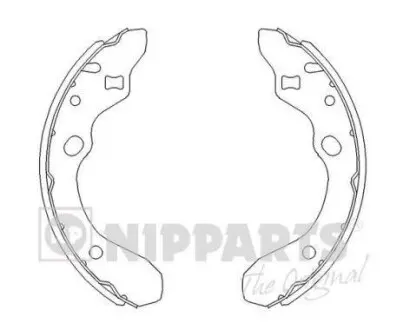 Тормозные колодки NIPPARTS J3503036