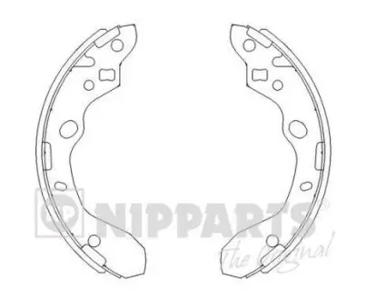 Тормозные колодки NIPPARTS J3503037