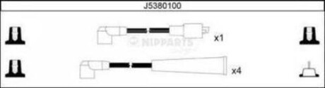 Комплект кабелів високовольтних. NIPPARTS J5380100