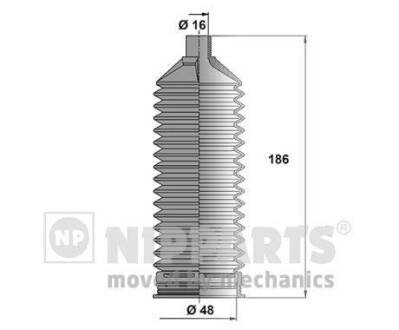 Пыльник рулевого механизма NIPPARTS N2840510